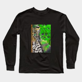 Shy Leopard Long Sleeve T-Shirt